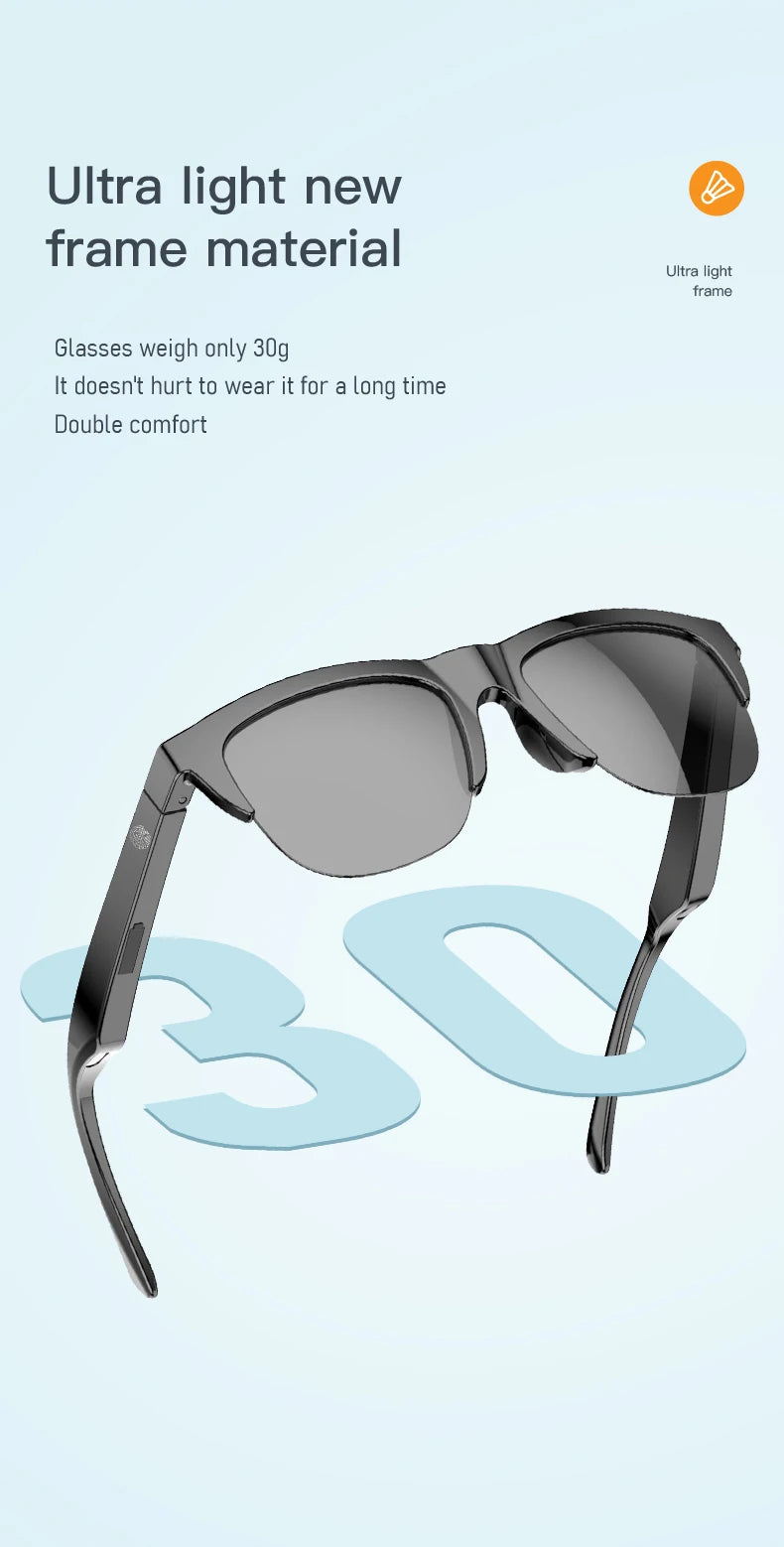 Auraviz Pro - Intelligent Bluetooth Glasses